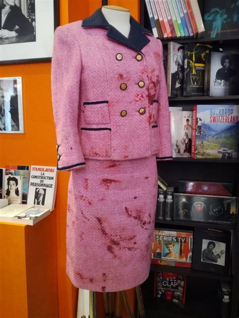 chanel pink dress 2015|jackie kennedy blood stained suit.